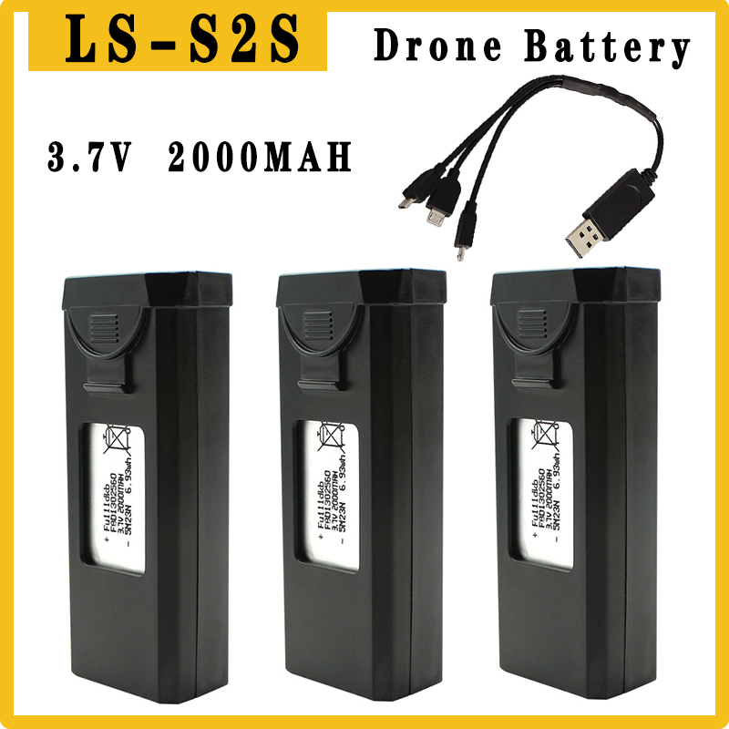 Drone Battery Li-Ion - Batería Original para Drones S2S, 3,7