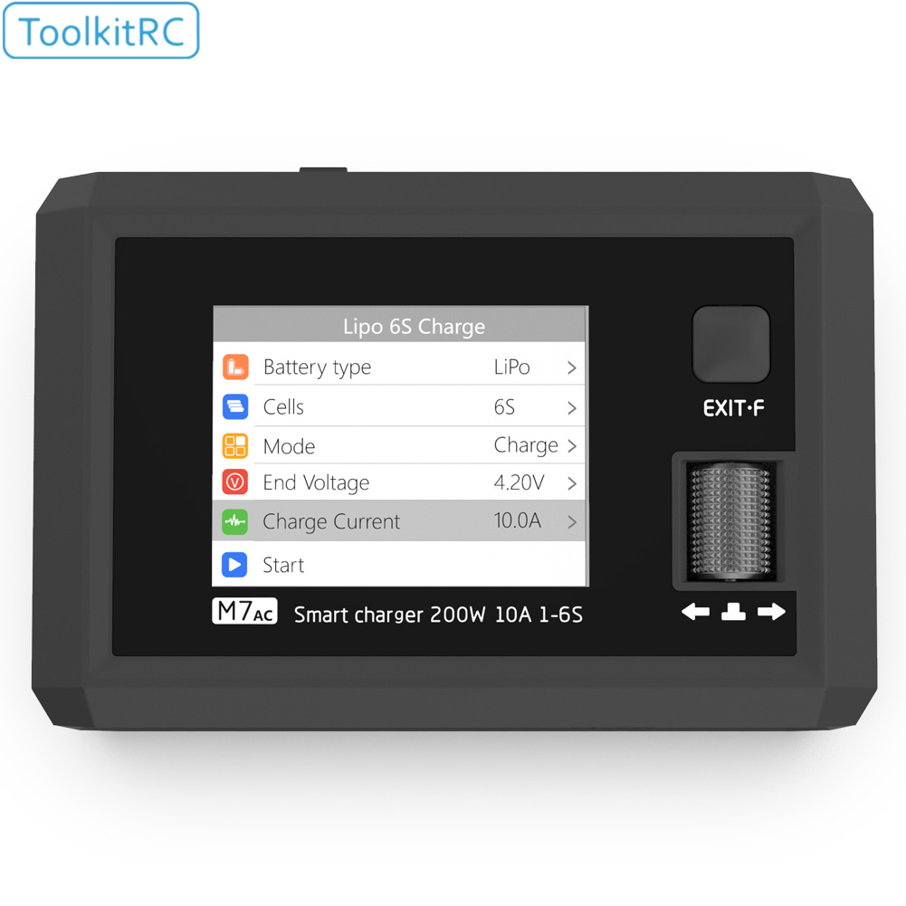 Drone Battery Smart - ToolkitRC-probador de señal de cargador inteligente