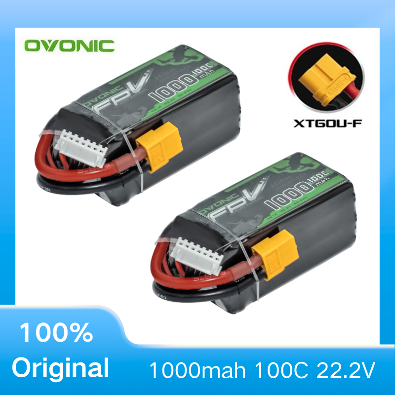 Drone Battery 6S - 2 Baterías LiPo OVONIC de 1000mAh