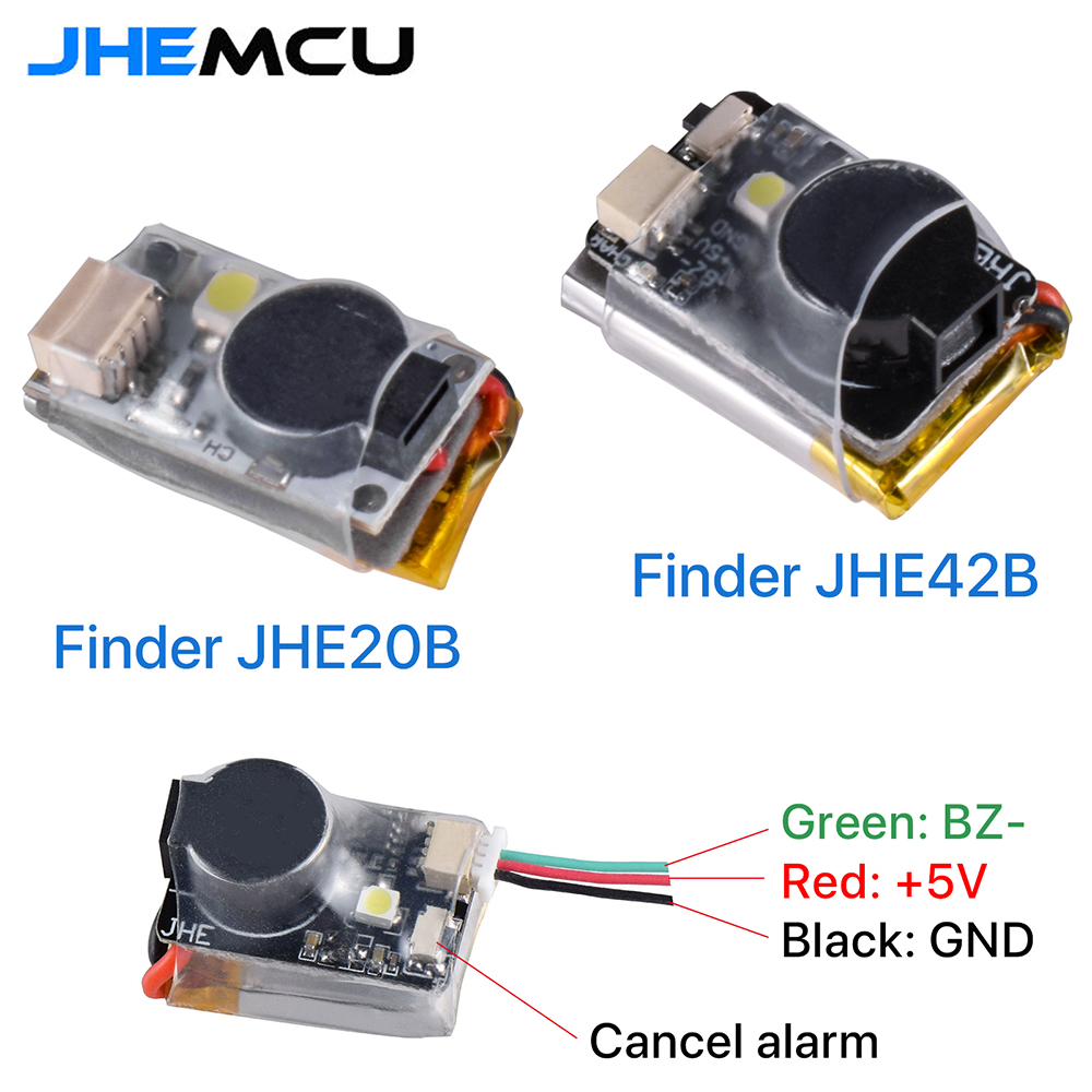 Drone Battery Alarm - JHEMCU JHE42B/JHE20B Finder Mini 5V rastreador