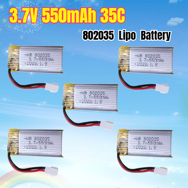 Drone Battery Li-Ion - Batería Lipo 3,7 V 550mAh 35C