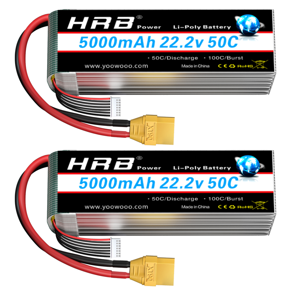 Drone Battery 4S - 1/2 Uds HRB 22,2 V 5000mah