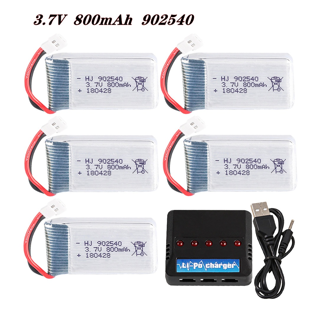 Drone Battery Lipo - Batería Lipo de 3,7 V, 800mAh,