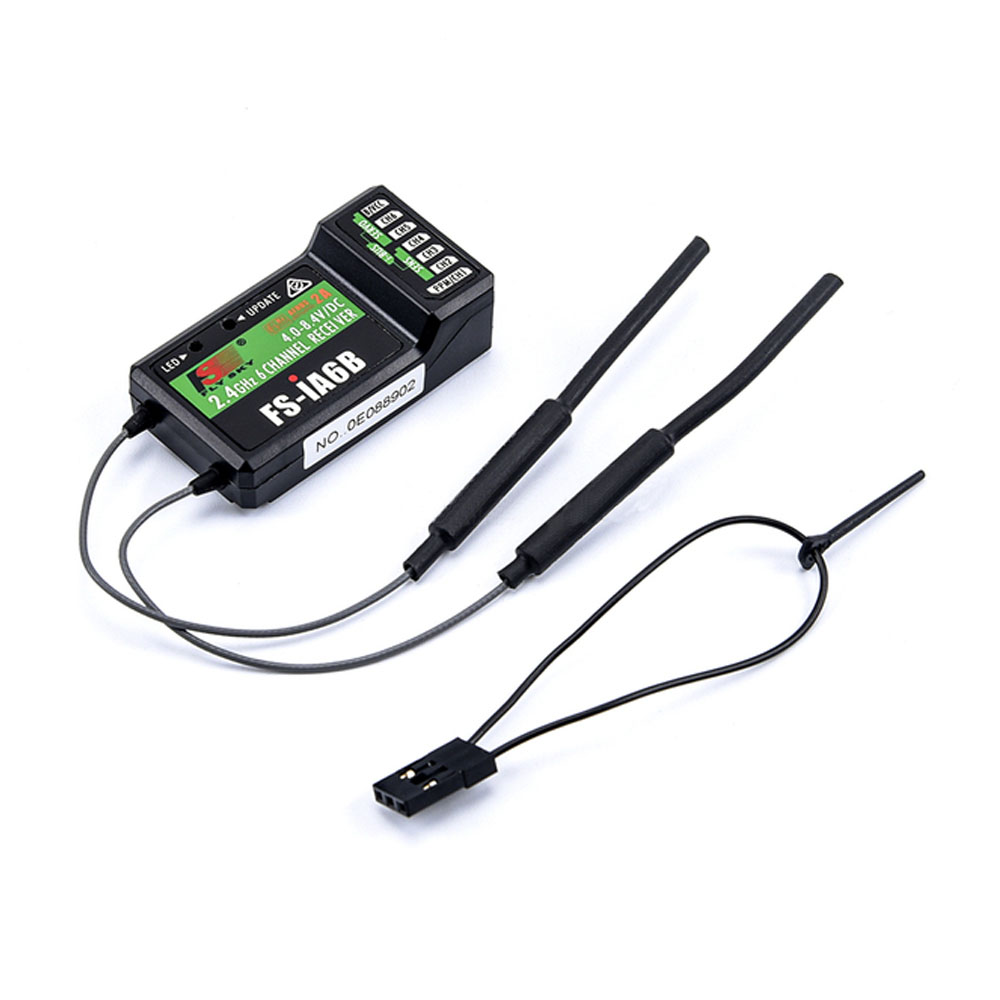 Flysky RC Receiver FS-IA6 IA6B - Drone Battery Lipo reseña y precio