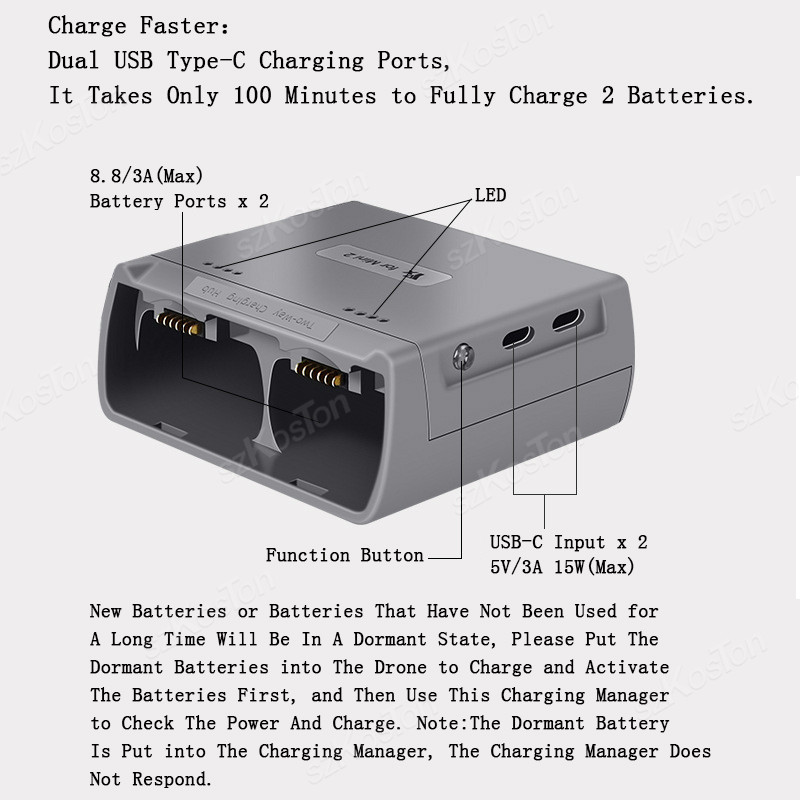 Centro de Carga para DJI Mini  - Drone Battery Smart reseña y precio