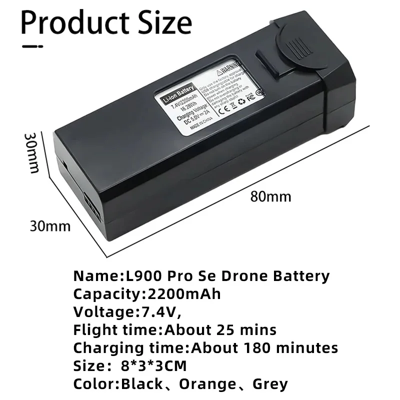 Batería Para Dron L900 PRO SE  - Drone Battery Li-Ion reseña y precio