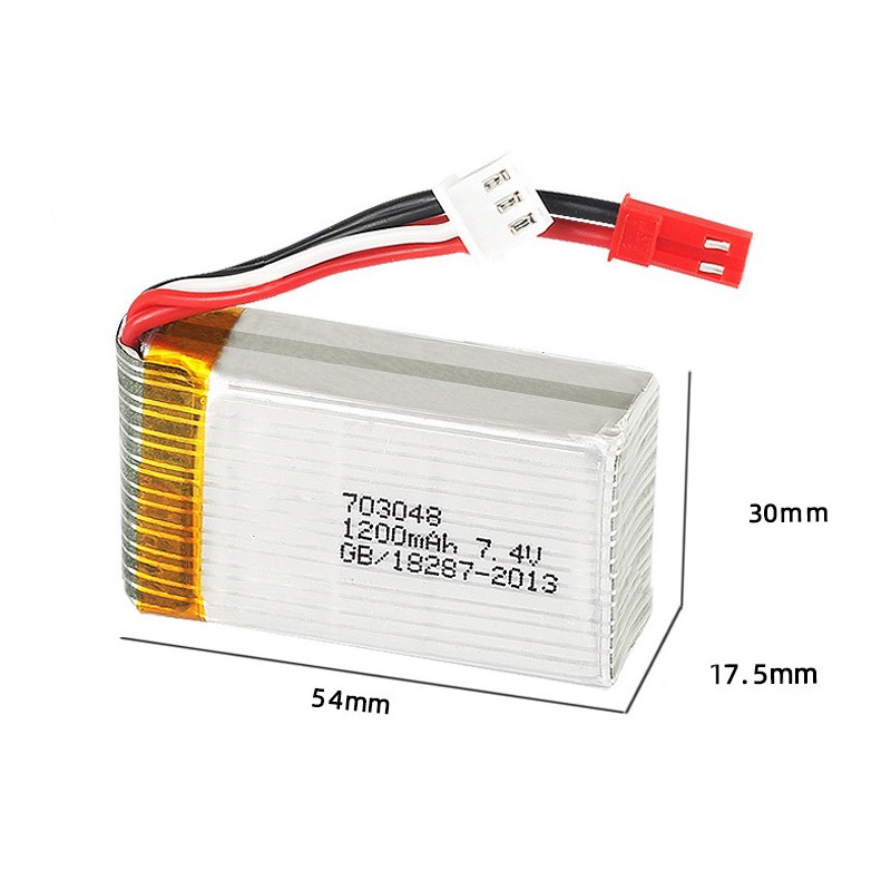 Batería Lipo 2S 7.4V 1200mAh 7 - Drone Battery Connector reseña y precio