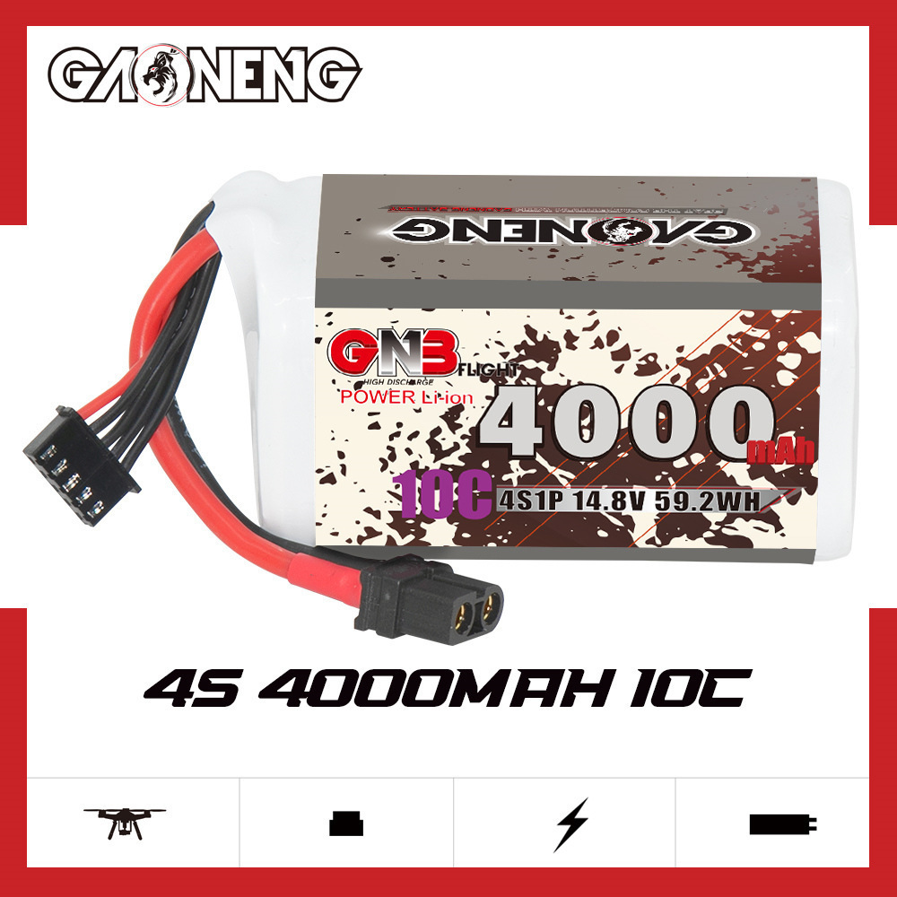 GNB 4000mAh 4S 14,8 V 10C 20C  - Drone Battery 4S reseña y precio