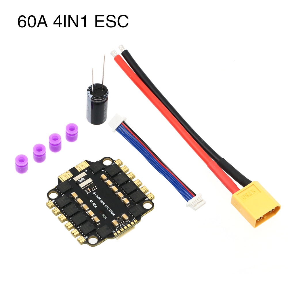 UAngel 4 en 1 45A 60A ESC BLHE - Drone Battery 6S reseña y precio