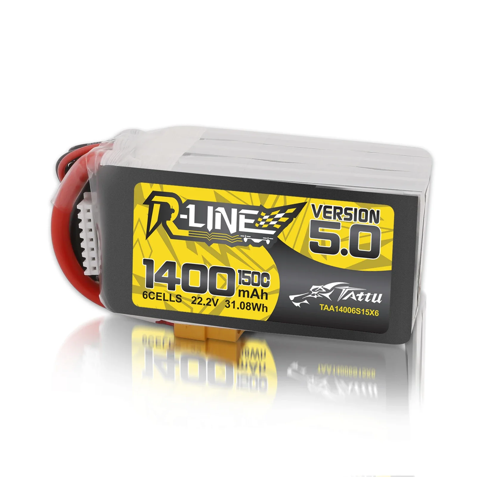 Tattu r-line 1200mAh 1400mAh 6 - Drone Battery 6S reseña y precio