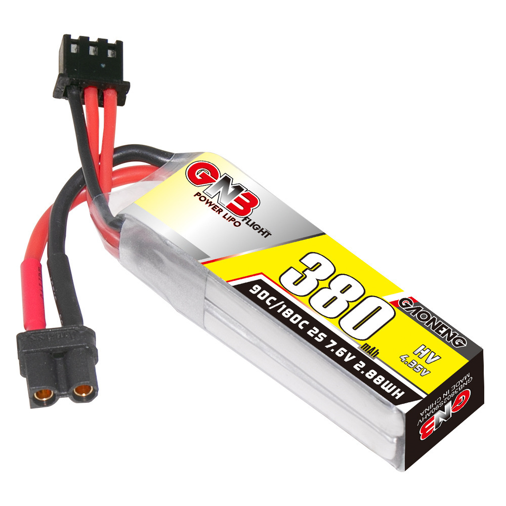 Batería Lipo GNB 2S 7,6 V 380m - Drone Battery Lipo reseña y precio
