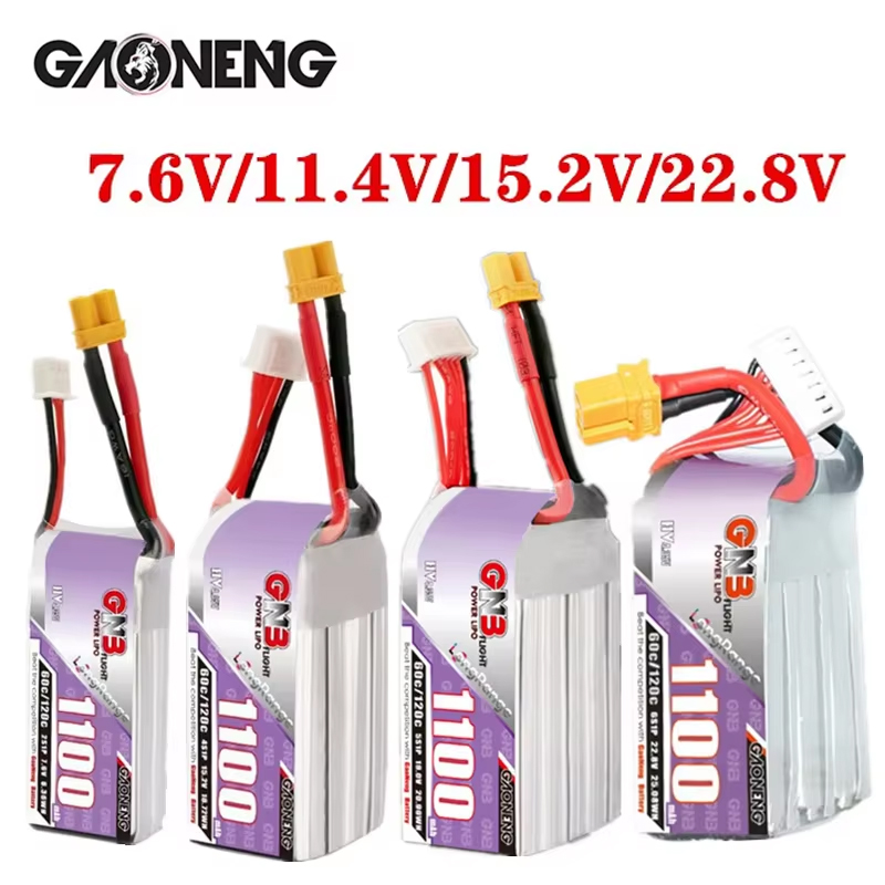 GNB 1100mAh 2S 3S 4S 6S 60C/12 - Drone Battery 6S reseña y precio