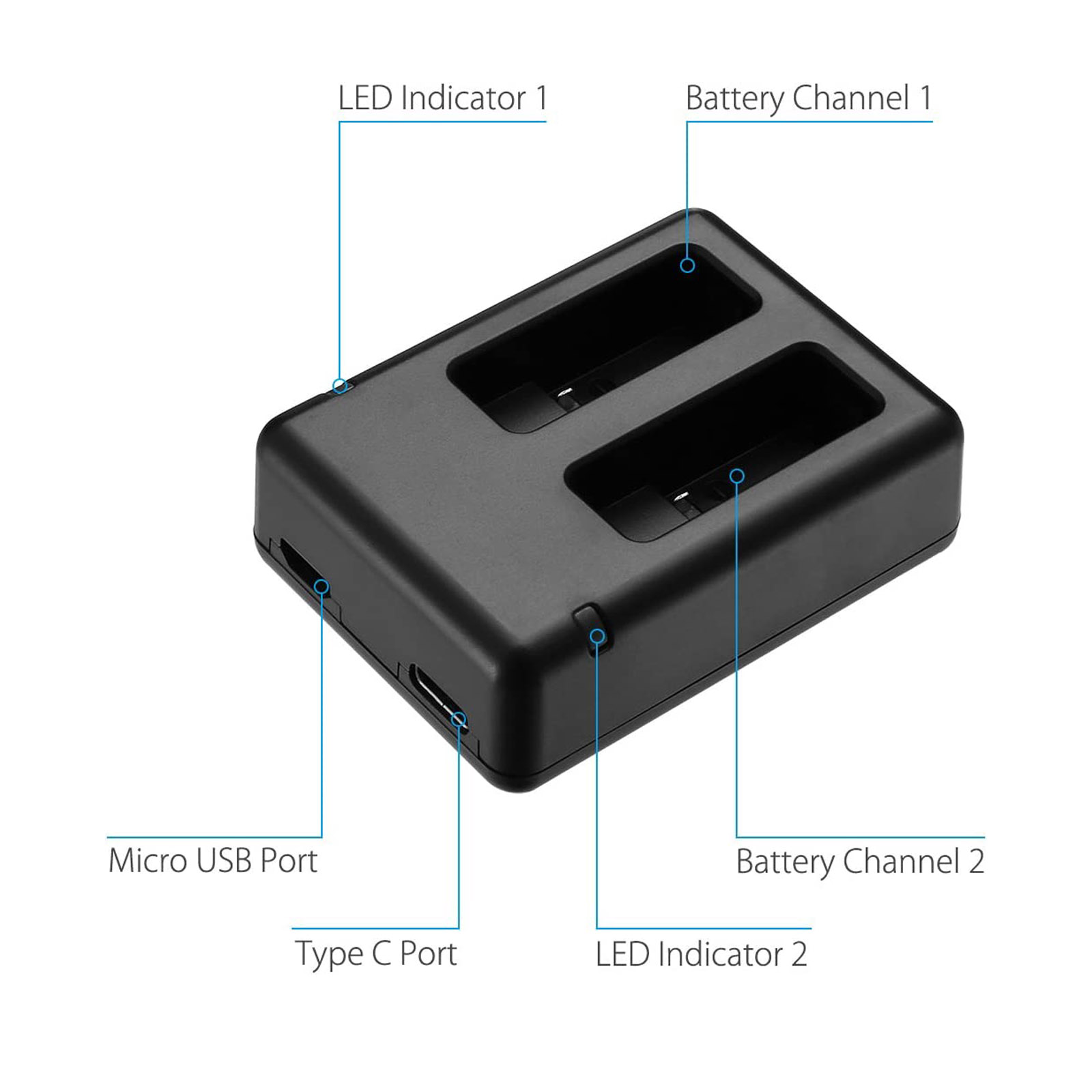 Adecuado para GOPRO Hero 5 car - Drone Battery Charger reseña y precio