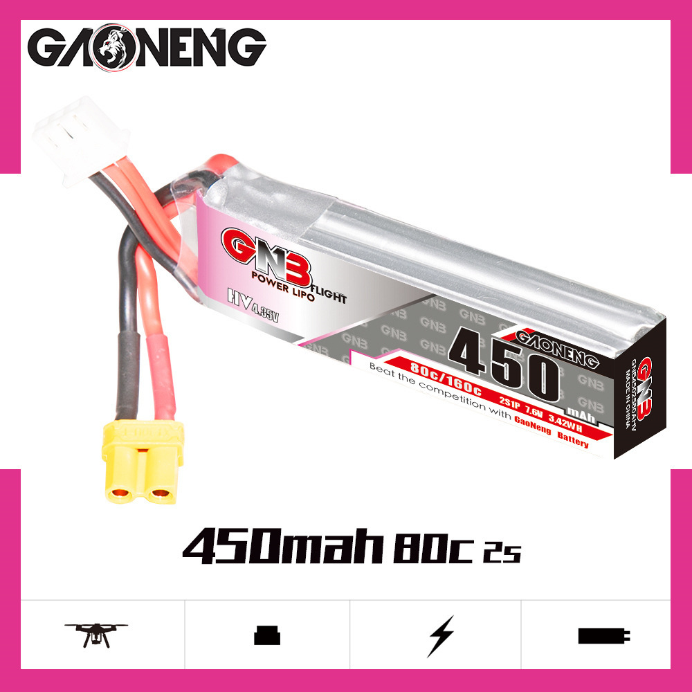 Batería LiPo GNB HV 2S 7,6 V 4 - Drone Battery Lipo reseña y precio