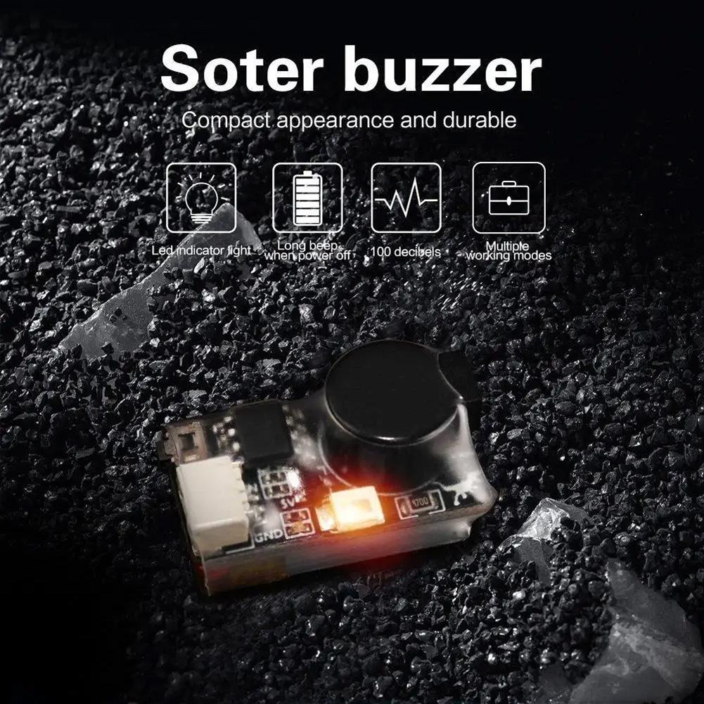 HGLRC Soter FPV Drone alarma z - Drone Battery Alarm reseña y precio