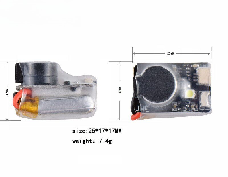 Alarma LED J110dB de alta sono - Drone Battery Alarm reseña y precio