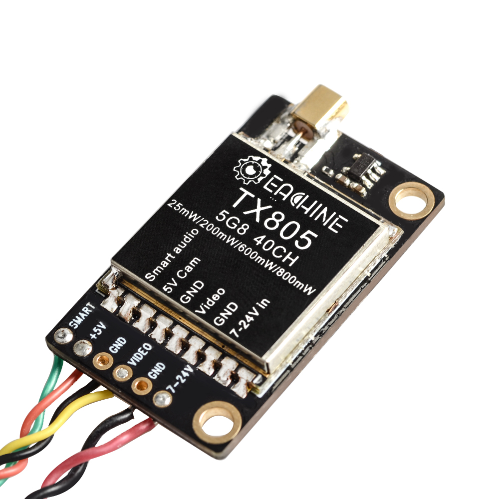 Eachine TX805 VTX 5,8G 40CH 25 - Drone Battery Smart reseña y precio