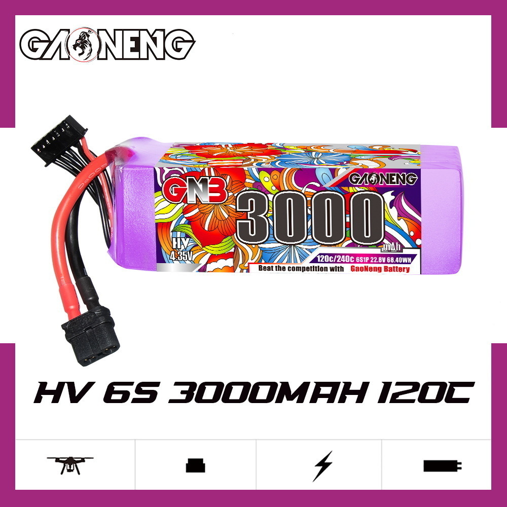 Batería Lipo GNB 6S 22,8 V 300 - Drone Battery Lipo reseña y precio
