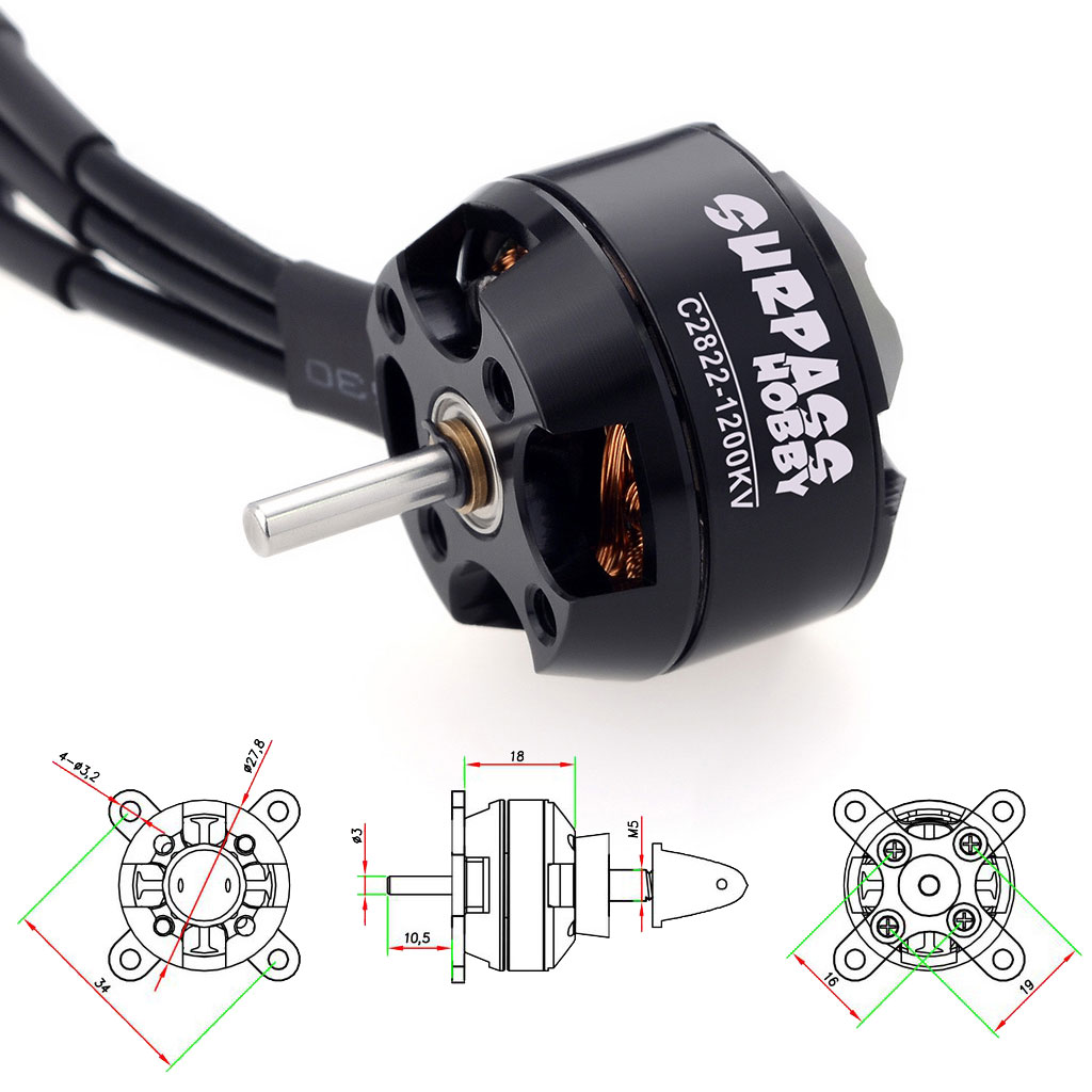 Motor sin Escobillas SURPASS H - Drone Battery Plate reseña y precio