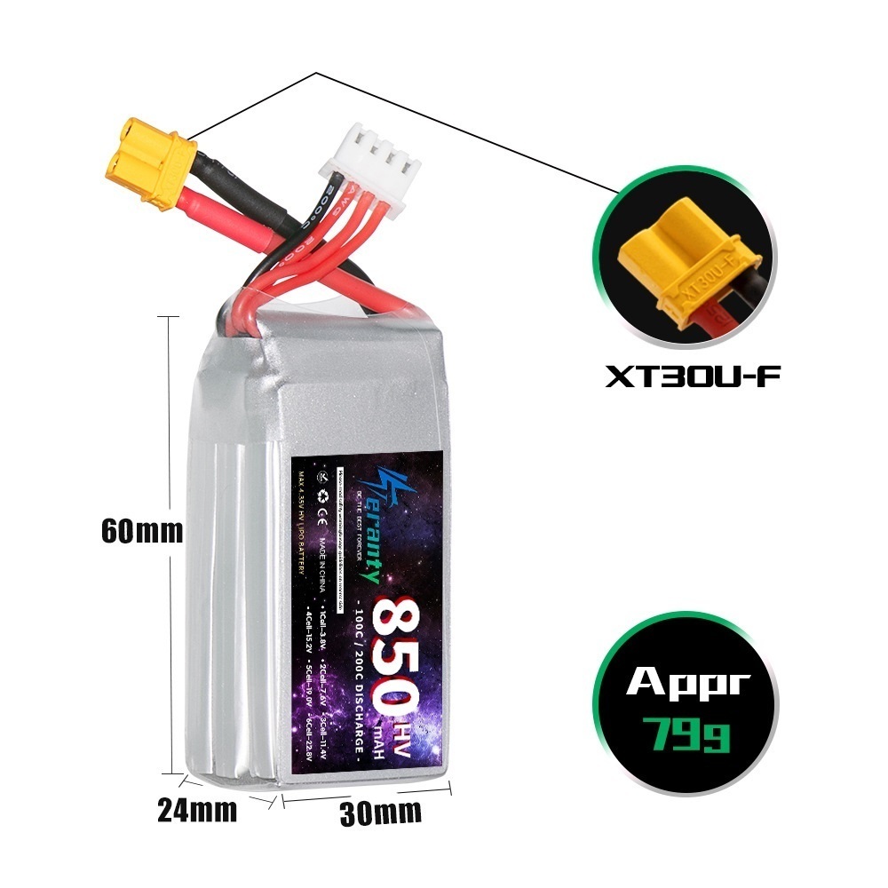 1/2/3 Uds TERANTY 3S 11,4 V ba - Drone Battery 3S reseña y precio
